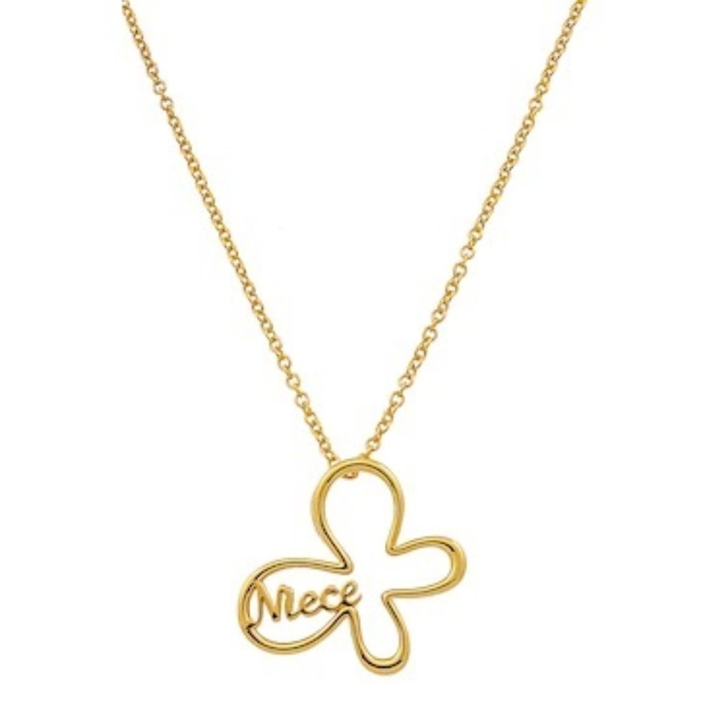 Niece Sterling Silver Butterfly Pendant